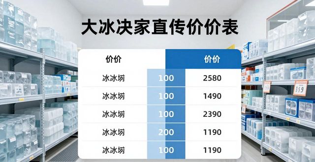 大冰块批发厂家怎么选?大连直供渠道靠谱吗