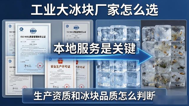 工业大冰块厂家怎么选？大连本地服务是关键