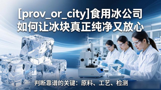大连食用冰公司如何让冰块真正纯净又放心
